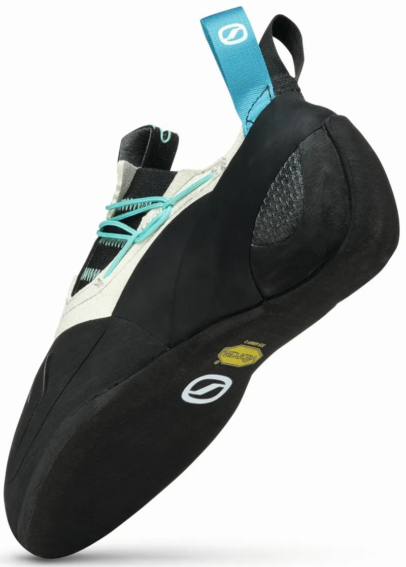 Scarpa Womens Vapour S Climbing Shoes - Dust Grey-Aqua-4